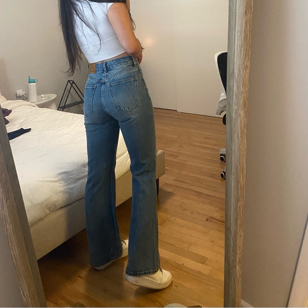 Aritzia / Denim Forum High-Rise Flare Jeans